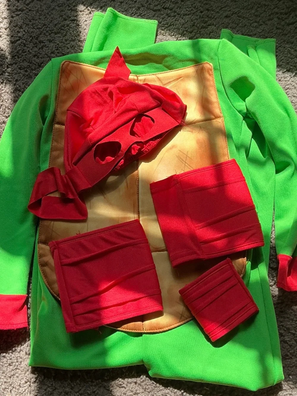 Kids Raphael Jumpsuit Costume - TMNT Mutant Mayhem